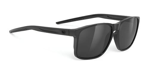 Rudy Project Overlap Sunglasses / Size 58 / Black Gloss / Smoke Black VLT 11.0%