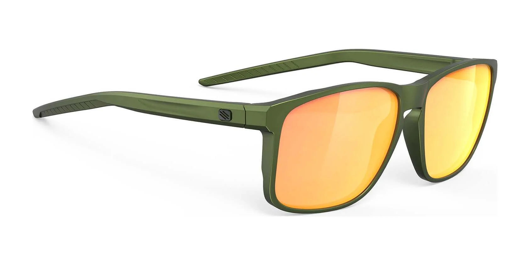 Rudy Project Overlap Sunglasses Multilaser Orange / Olive Metal Matte