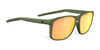 Rudy Project Overlap Sunglasses | Size 58 / Olive Metal Matte / Multilaser Orange VLT 13.0%