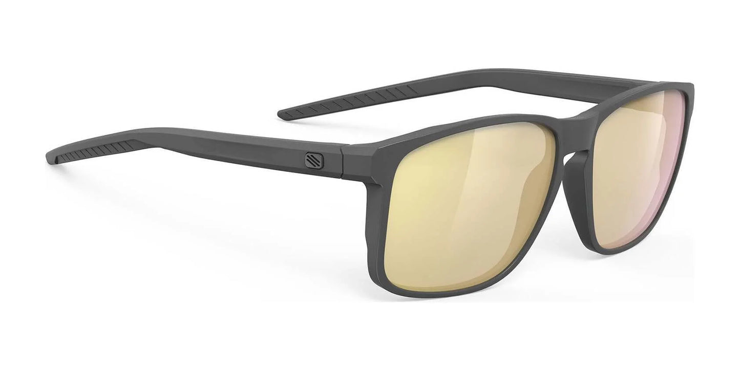 Rudy Project Overlap Sunglasses Multilaser Gold / Charcoal Matte