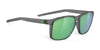 Rudy Project Overlap Sunglasses | Size 58 / Crystal Ash / Polar 3FX HDR Multilaser Green VLT 16.0%