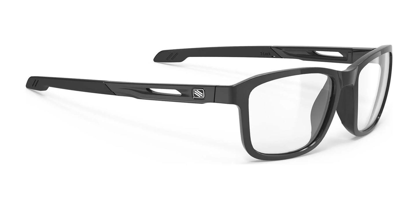 Rudy Project Pulse 53 Eyeglasses / Black Gloss & Black Tips