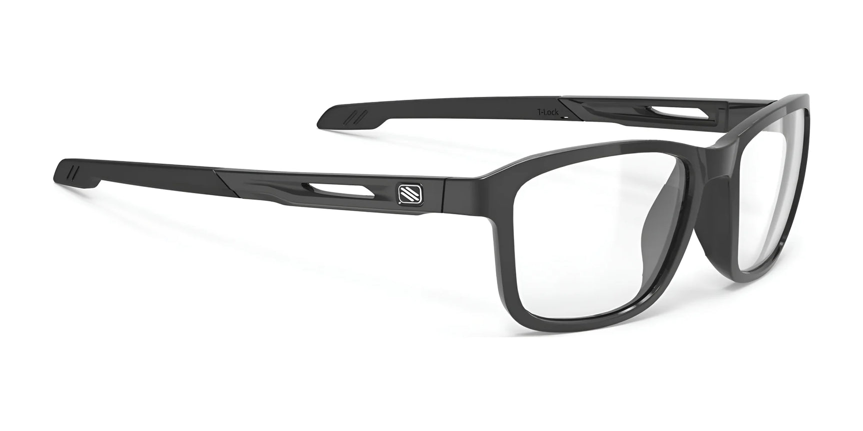 Rudy Project Pulse 53 Eyeglasses / Black Gloss & Black Tips