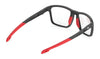 Rudy Project Pulse 54 Eyeglasses | Size 54 / Black Gloss & Black Tips