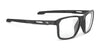 Rudy Project Pulse 54 Eyeglasses | Size 54 / Black Gloss & Black Tips