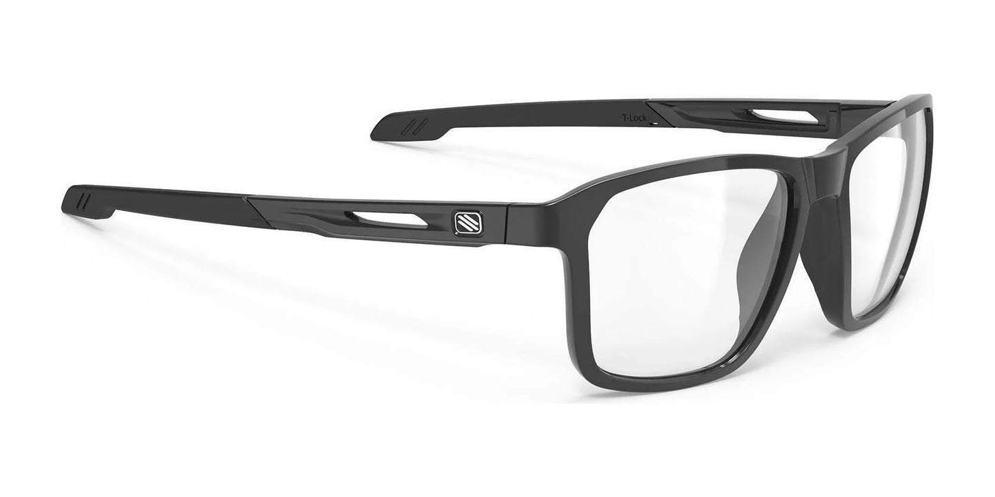 Rudy Project Pulse 54 Eyeglasses / Black Gloss & Black Tips