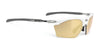Rudy Project Rydon Slim Sunglasses / White Gloss / Multilaser Gold VLT 14.2% / Size 66