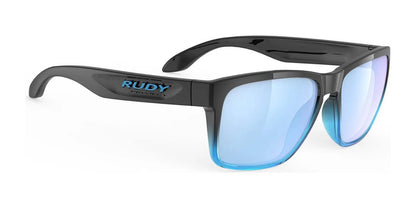Rudy Project Spinhawk Sunglasses Multilaser Ice / Black Fade Crystal Azure Gloss