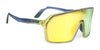 Rudy Project Spinshield Sunglasses | Size 147 / Crystal Apple Fade Avio / Multilaser Yellow VLT 10.0%