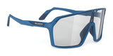 Rudy Project Spinshield Sunglasses ImpactX Photochromic 2 Black / Pacific Blue Matte