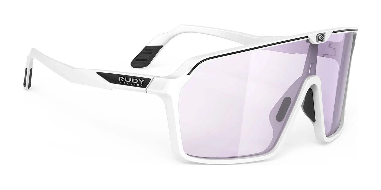 Rudy Project Spinshield Sunglasses ImpactX Photochromic 2 Laser Purple / White Matte