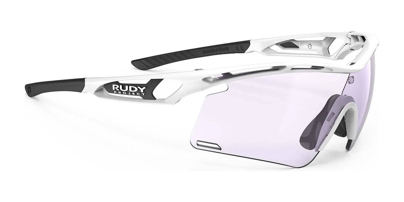 Rudy Project Tralyx Plus Sunglasses ImpactX Photochromic 2 Laser Purple / White Gloss