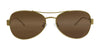 Scheyden ALBATROSS Sunglasses | Size 63 / Gold Titanium / Bronze (Non-Polar/Mineral Glass)
