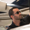 Scheyden ALBATROSS Sunglasses | Size 63 / Gold Titanium / Bronze (Non-Polar/Mineral Glass)