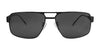 Scheyden C-130 Sunglasses | Size 60 / Black Titanium / Gray (Polarized/Mineral Glass)