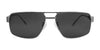 Scheyden C-130 Sunglasses | Size 60 / Black Titanium / Gray (Polarized/Mineral Glass)