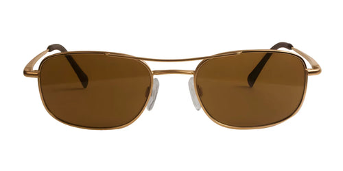 Scheyden MAVERICK Sunglasses / Gold Titanium / Bronze (Non-Polar / Mineral Glass) / Size 54