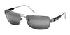 Scheyden MUSTANG Sunglasses | Size 60 / Natural Titanium / Gray (Polarized/Mineral Glass)