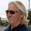 Scheyden MUSTANG Sunglasses | Size 60 / Natural Titanium / Bronze (Non-Polar/Mineral Glass)