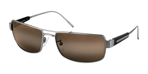 Scheyden MUSTANG Sunglasses / Size 60 / Natural Titanium / Bronze (Non-Polar/Mineral Glass)