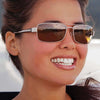 Scheyden MUSTANG Sunglasses | Size 60 / Natural Titanium / Bronze (Non-Polar/Mineral Glass)
