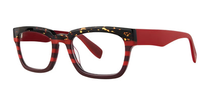 SCOJO BENSON ST. Eyeglasses Red Black Tortoise