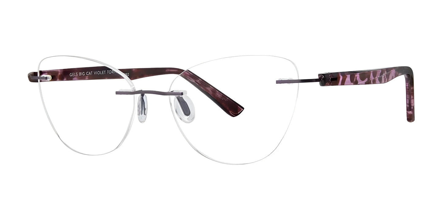 SCOJO BIG CAT Eyeglasses Violet Tortoise