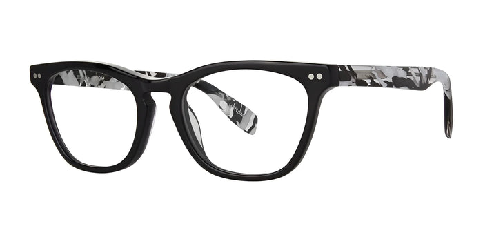 SCOJO BLOOM Eyeglasses | Size 52 / Black Weave / 0.0