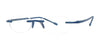 SCOJO BLUELITE Eyeglasses | Size 48 / Blue Rubber Coated / +1.0