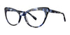 SCOJO CORNELIA ST Eyeglasses | Size 53 / Blue Horn / +1.25