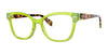 SCOJO EDENS ALLEY Eyeglasses | Size 54 / Acid Green/Tortoise / +1.75