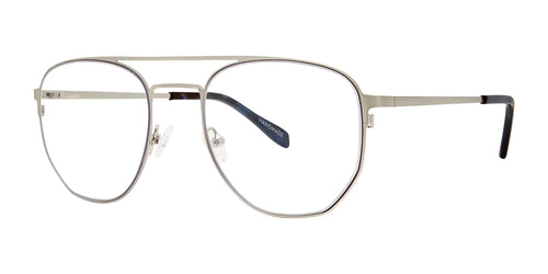 SCOJO FEDERAL PLAZA Eyeglasses / Size 52 / Brushed Silver / +1.5