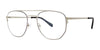 SCOJO FEDERAL PLAZA Eyeglasses | Size 52 / Brushed Silver / +1.75