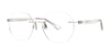 SCOJO HEPTAGON Eyeglasses | Size 50 / Crystal / +2.5
