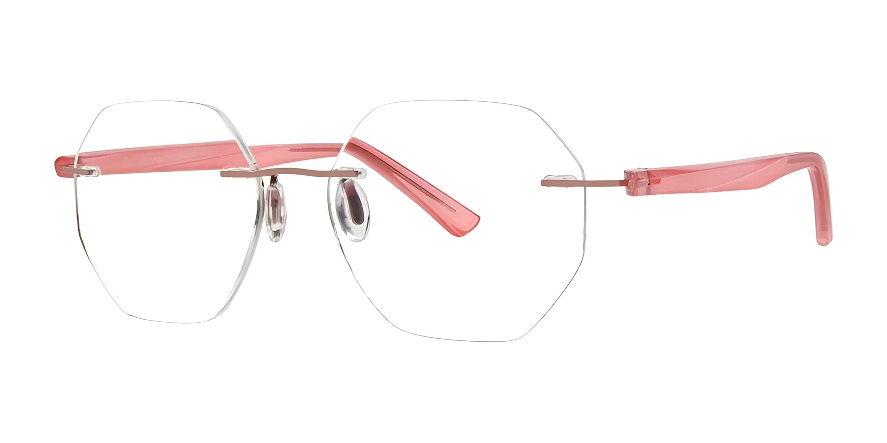 SCOJO HEPTAGON Eyeglasses Reflective Rose