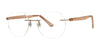 SCOJO HEPTAGON Eyeglasses | Size 50 / Reflective Gold Crystal / +2.25