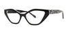 SCOJO MAIDEN LANE Eyeglasses | Size 55 / Black/Zebra / +1.5