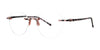 SCOJO P3 Eyeglasses | Size 48 / Pink And Black Tortoise / +2.0