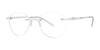 SCOJO ROUND Eyeglasses | Size 48 / Crystal / +2.5