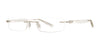 SCOJO SLIM RECTANGLE Eyeglasses | Size 50 / Crystal / +1.25