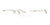 SCOJO SLIM RECTANGLE Eyeglasses | Size 50 / Crystal