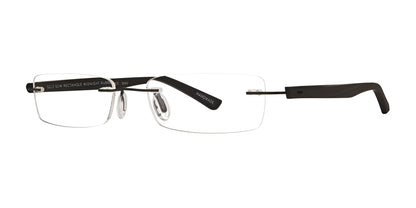 SCOJO SLIM RECTANGLE Eyeglasses Midnight Rubber Coated