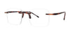 SCOJO SQUARE PROGRESS Eyeglasses | Size 47 / Tortoise / +3.0
