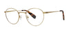 SCOJO THE BOOTH Eyeglasses | Size 47 / Antique Gold / +3.0