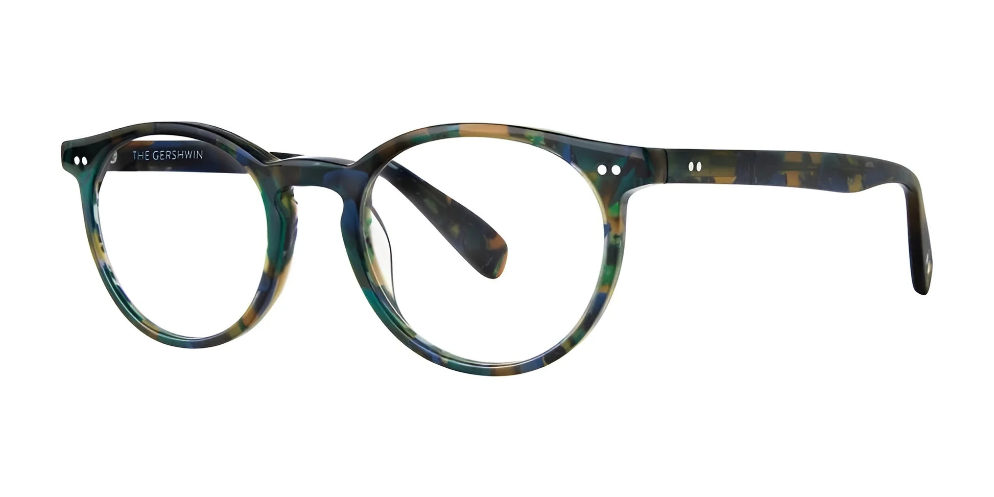 SCOJO THE GERSHWIN Eyeglasses Teal Tortoise