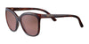Serengeti AGATA Sunglasses | Size 57 / Red Tortoise Shiny / Mineral Polarized Drivers Gradient Cat 2 to 3