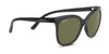 Serengeti AGATA Sunglasses | Size 57 / Shiny Black / Mineral Polarized 555nm Cat 3 to 3