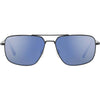 Serengeti AGOSTINO Sunglasses / Matte Black / Mineral Polarized 555nm Blue Cat 2 to 3 / Size 61