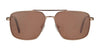 Serengeti AITKIN Sunglasses | Size 56 / Shiny Light Gold / Saturn Sedona Cat 2 to 3