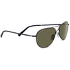 Serengeti ALGHERO Sunglasses / Shiny Dark Gunmetal / Mineral Polarized 555nm Cat 3 to 3 / Size 58
